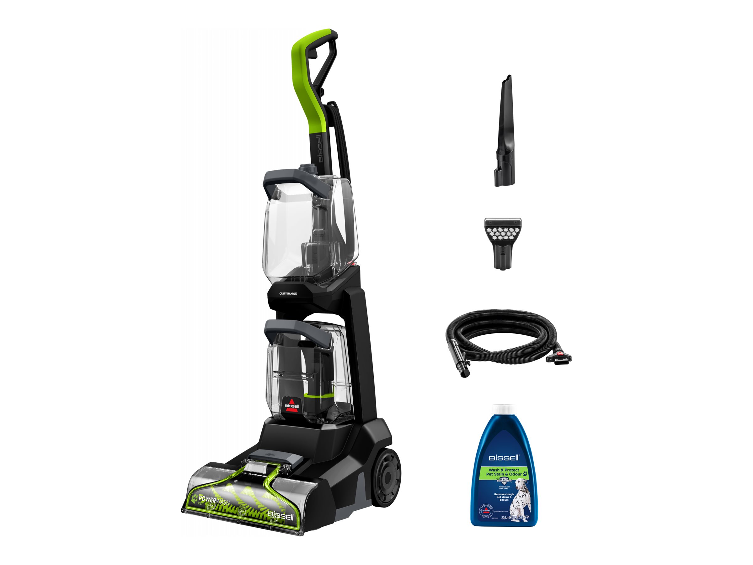 BISSELL PowerWash Pet 3878N Teppichreiniger 600 W Schwarz/Limette