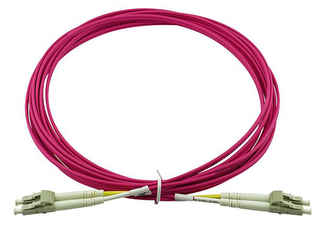 BlueOptics LC-LC Duplex Multimode OM4 Patchkabel 15 m Beige
