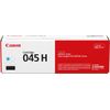 Canon 045 H - High Capacity - Cyan - Original - Tonerpatrone - für ImageCLASS LBP612, MF632, MF634; i-SENSYS LBP611, LBP613, MF631, MF633, MF635 (1245C002)