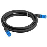 Lanberg PCF6A-10CC-0300-BK Netzwerkkabel Schwarz 3 m Cat6a S/FTP (S-STP) (PCF6A-10CC-0300-BK)