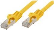 shiverpeaks®-BASIC-S--RJ45 Patchkabel S/FTP,PIMF, RohkabelCat.7 Rohkabel Halogenfrei, gelb, 1,0m (BS75511-Y)