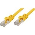 shiverpeaks®-BASIC-S--RJ45 Patchkabel S/FTP,PIMF, RohkabelCat.7 Rohkabel Halogenfrei, gelb, 1,0m (BS75511-Y)