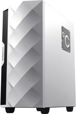 Hyrican GAMEMAX Diamond WT 7798 Gaming PC Ryzen 7 5700X 16 GB RAM 1 TB SSD RTX 5060 Weiß