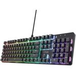 Trust GXT 871 Zora Tastatur Gaming USB QWERTY US Englisch Schwarz (25510)