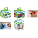 DYMO 2133400 selbstklebendes Etikett Abgerundetes Rechteck Entfernbar Gelb 220 Stück(e) (2133400)