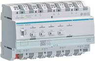 Hager Uni-Dimmaktor 4-fach KNX TYAS664ANSecure 4x300W ESL/LED (TYAS664AN)
