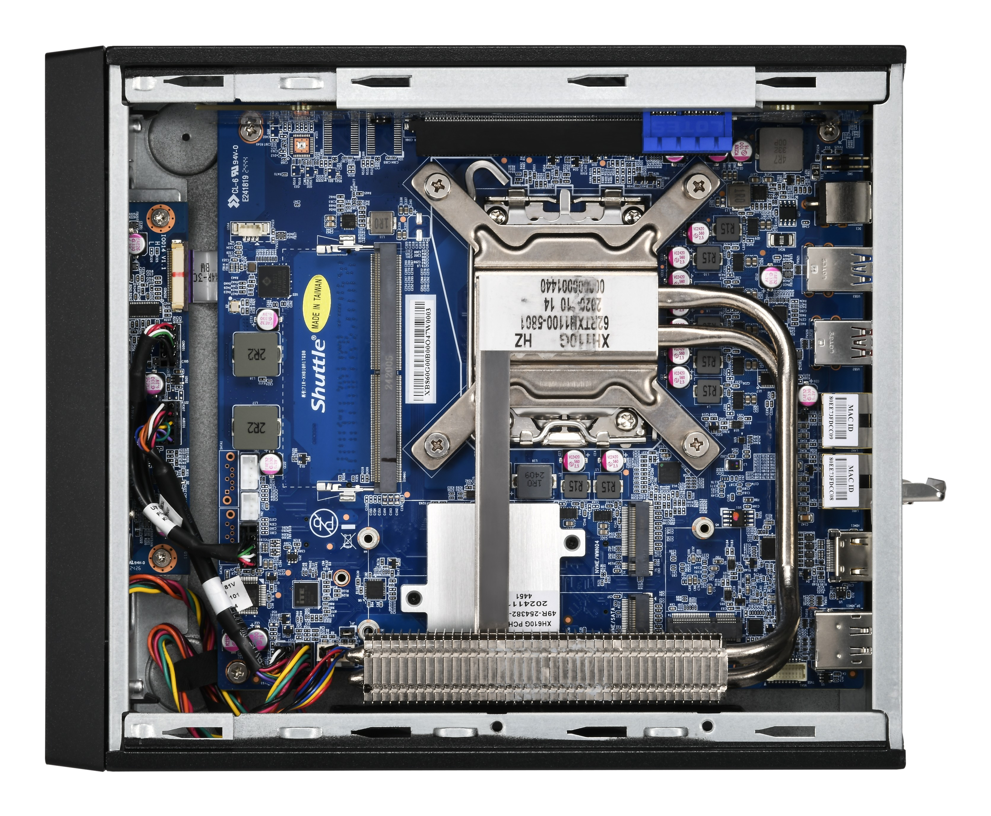 Shuttle XPC slim XB860G2 Barebone Intel B860 LGA 1851 Schwarz