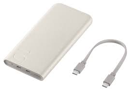 Samsung Powerbank P3401 10.000 mAh / (SFC 25W), Beige (EB-P3401XUEGWW)