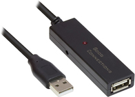 Alcasa GC-M0134 USB Kabel 20 m USB A Männlich Weiblich Schwarz (GC-M0134)