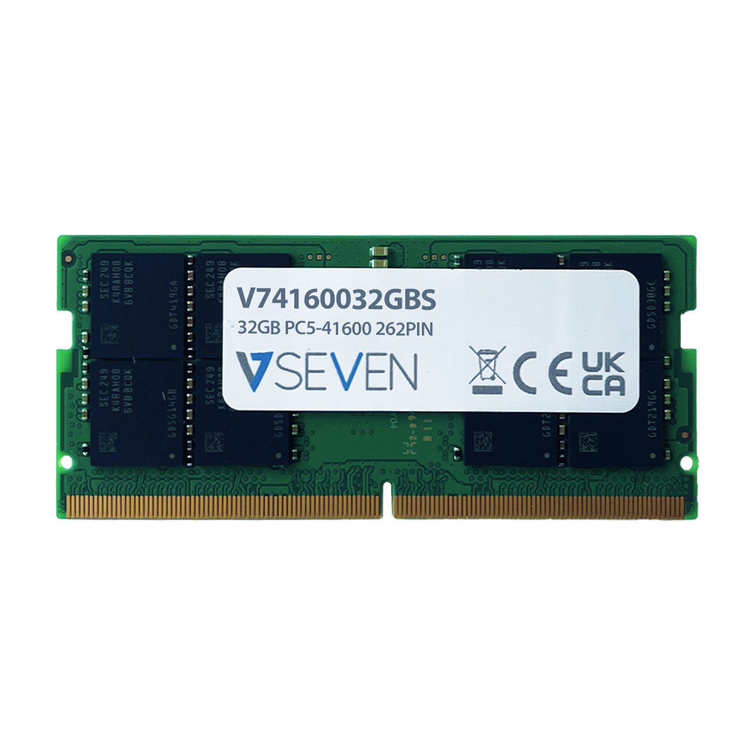 V74160032GBS Speichermodul 32 GB 1 x 32 GB DDR5 5200 MHz (V74160032GBS)
