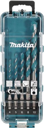 Makita TCT Multibohrer Set 1/4 5tlg (E-16732)