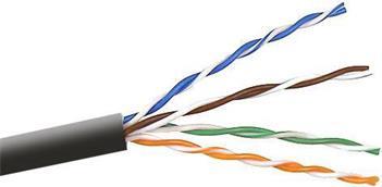 ACT Cat6a - 305m 305m Cat6a U/UTP (UTP) Schwarz Netzwerkkabel (EP459B)