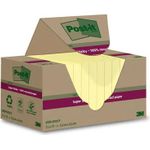 Post-It 7100284576 Klebezettel Quadratisch Gelb 70 Blätter Selbstklebend (622 RSS12CY)