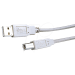EFB-Elektronik USB2.0 Anschlusskabel A-B, St.-St., 1,0m, grau, Classic Hersteller: EFB Elektronik (K5255.1)