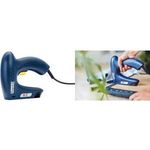 Rapid Elektro-Tacker E100, blau, im Karton für Feindrahtklammern Typ 53 (6 (5001699)