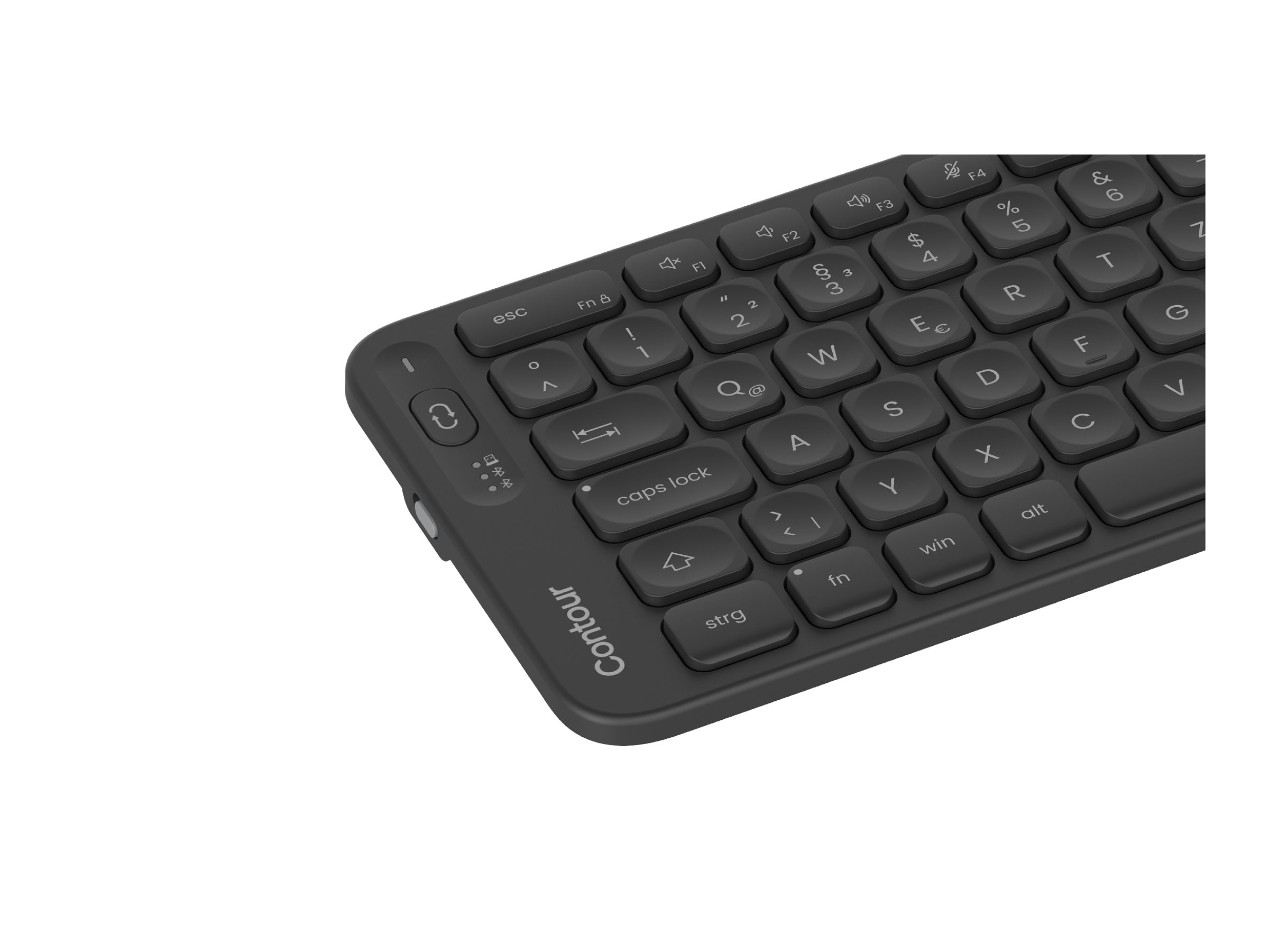 Contour Balance Full-Size Tastatur kabellos QWERTZ Bluetooth 5.1 Schwarz
