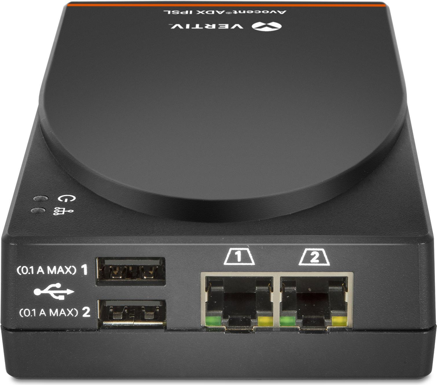 Vertiv Avocent ADX-IPSL104-400 Tastatur/Video/Maus (KVM)-Switch Schwarz (ADX-IPSL104-400)