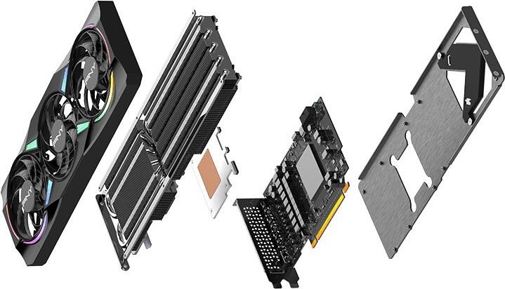 PNY GeForce RTX 5070 OC 12 GB GDDR7 Schwarz