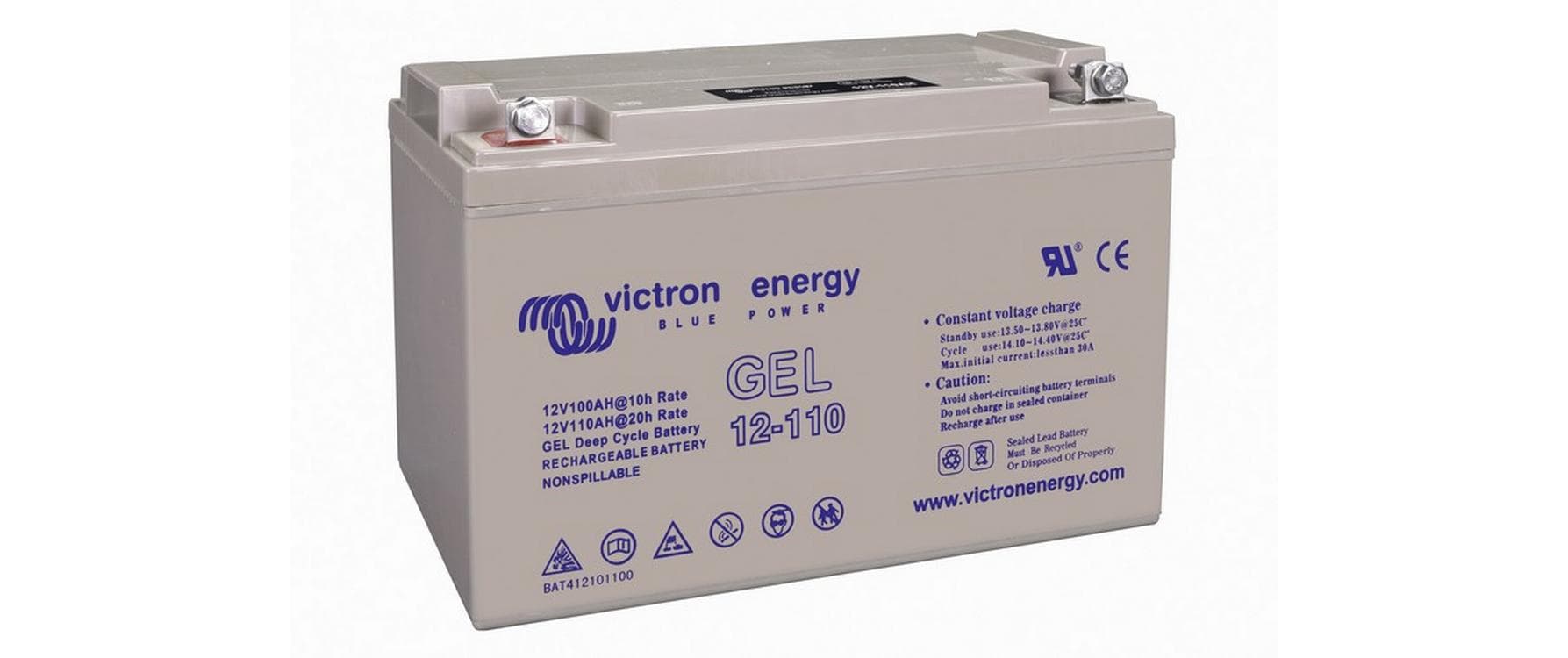 Victron Energy Gel Deep Cycle Batterie 12 V 110 Ah Blau
