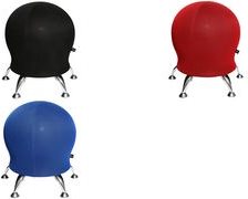 Topstar Hocker "Sitness 12,70cm (5"), rot Sitzhöhe: 550 mm, Sitzdurchmesser: 450 mm, mit 3D-Netzstoff (71450 BB2)