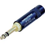 Neutrik Klinken-Steckverbinder 5.23 mm Stecker, gerade Polzahl: 3 Stereo Schwarz NP3CM-B,STEREO 1 St. (NP3CM-B,STEREO)
