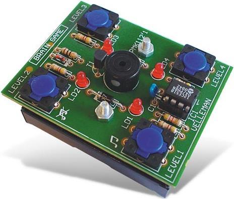 Velleman MK112 Zubehör für Entwicklungsplatinen E-/A-Erweiterungsabschirmung Schwarz - Blau - Gold - Grün - Rot - Silber (MK112)