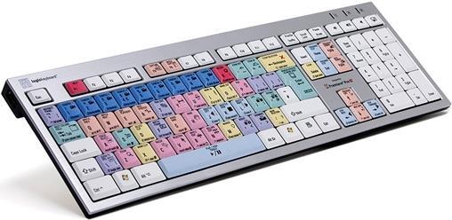 Logickeyboard LKB-PPROCC-AJPU-DE USB QWERTY UK Englisch Mehrfarben Tastatur (LKB-PPROCC-AJPU-DE)