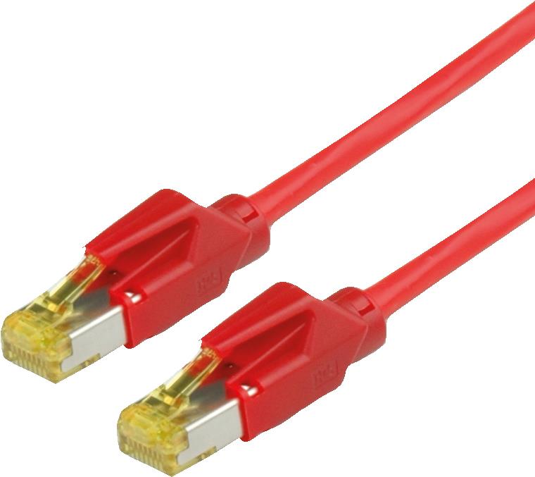 DRAKA UC900 / HIROSE TM31 Patchkabel Kat.6A, rot, 15,0 m (21.05.9651)