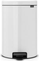 Brabantia 111846 Mülleimer 20 l Rund Weiß (11 18 46)