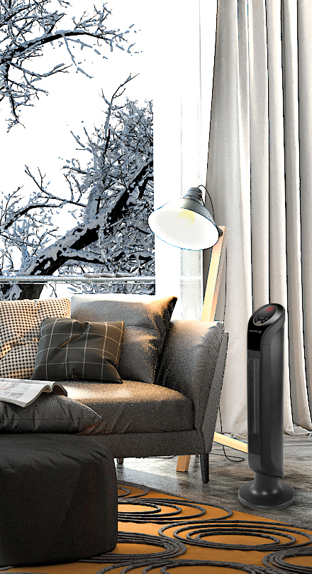 Rowenta Intense Comfort Hot SO9420 Keramik-Heizlüfter 2400 W Schwarz