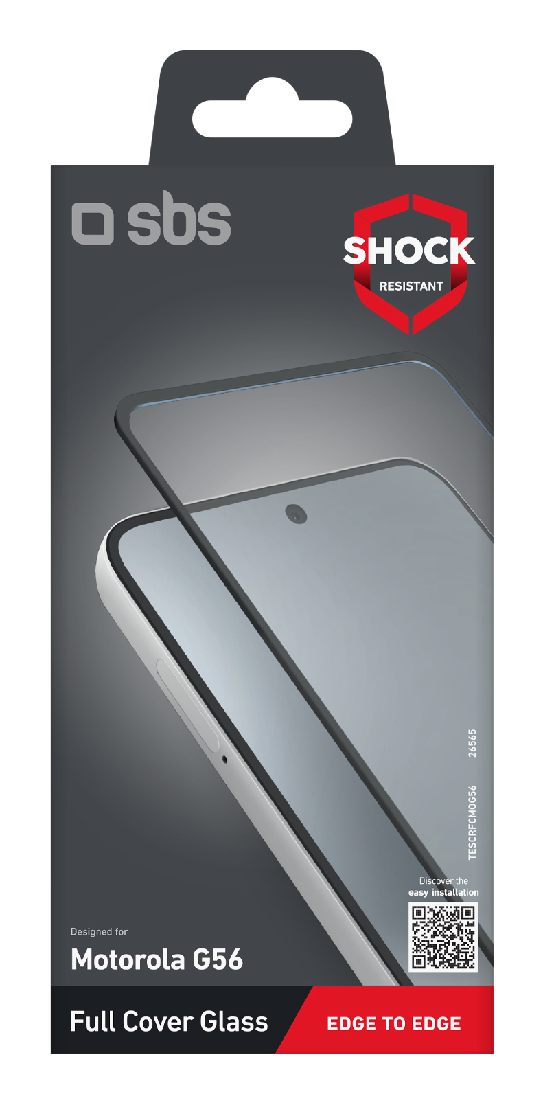 SBS Displayschutzglas für Motorola G23 6,72" kratzfest Gehärtetes Glas Transparent
