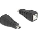 Delock USB 2.0 Adapter Mini 5 Pin Stecker zu Typ-B Buchse (67200)