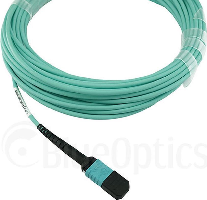 BlueOptics SFP6262EU10MKB Glasfaserkabel 10 m MTP OM3 Aqua-Farbe (SFP6262EU10MKB)