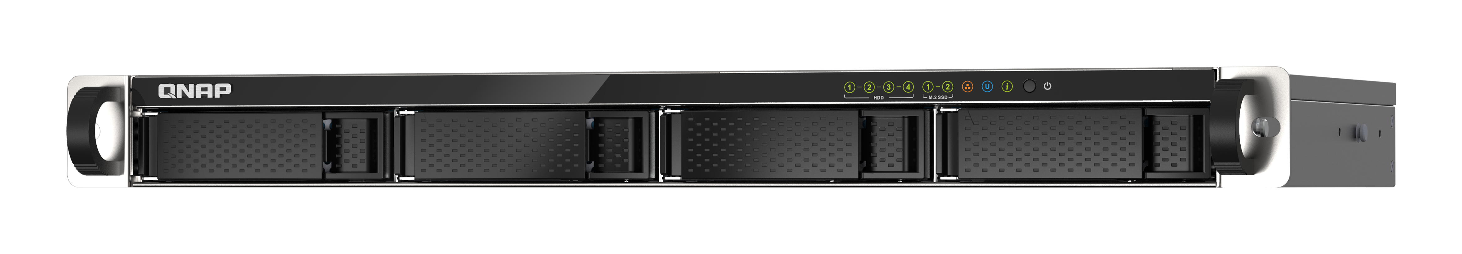 QNAP TS-435XeU - NAS-Server - 4 Schächte - 4 GB RAM - Schwarz