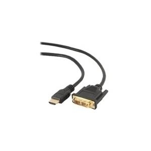 GEMBIRD Cablexpert CC-HDMI-DVI-0,5M - Videokabel - HDMI / DVI - HDMI, 19-polig (M) - DVI-D (M) - 50c