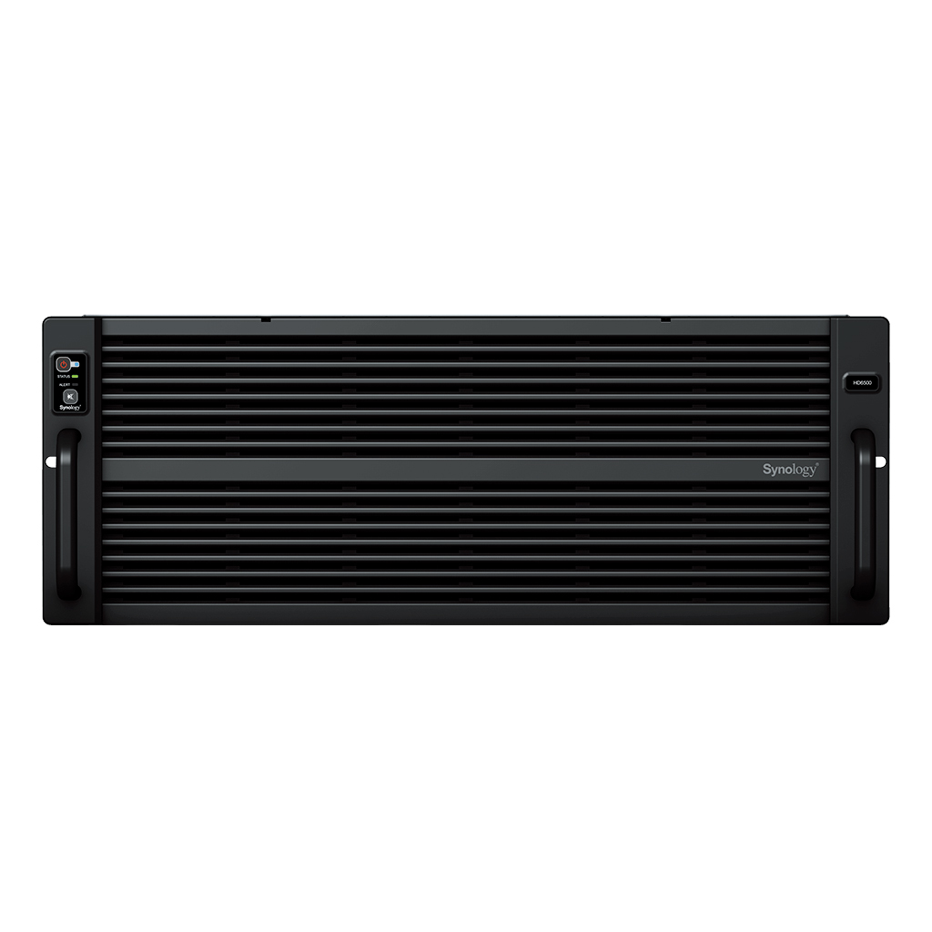 Synology High Density HD6500 NAS-Server 60 Schächte 64 GB RAM 4U Schwarz