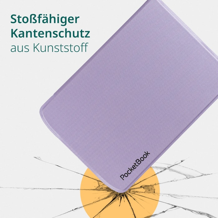 PocketBook Shell Cover Transparent Schutzhülle für 6" e-Reader Light Purple