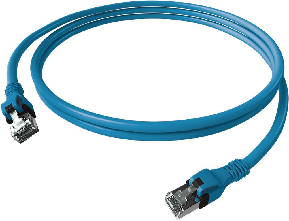 ZVK EasyLan CPP1OBABAB0020 DualBoot Push Patchkabel Kat.6A geschirmt blau 2,0m (CPP1OBABAB0020)