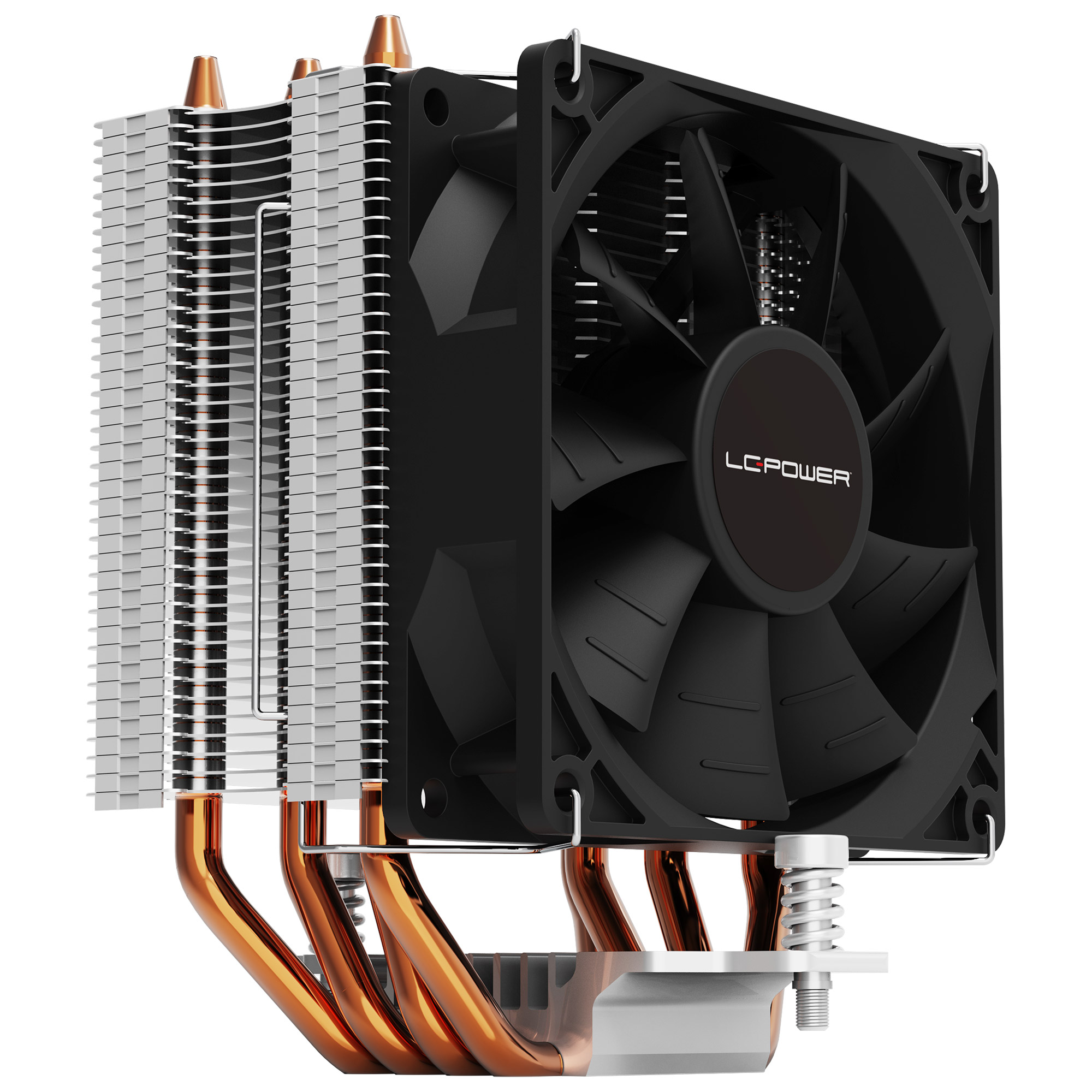 LC-Power Cosmo Cool LC-CC-95-V2 CPU-Kühler für Intel S1151/1200/1700 und AMD AM4/AM5 Schwarz