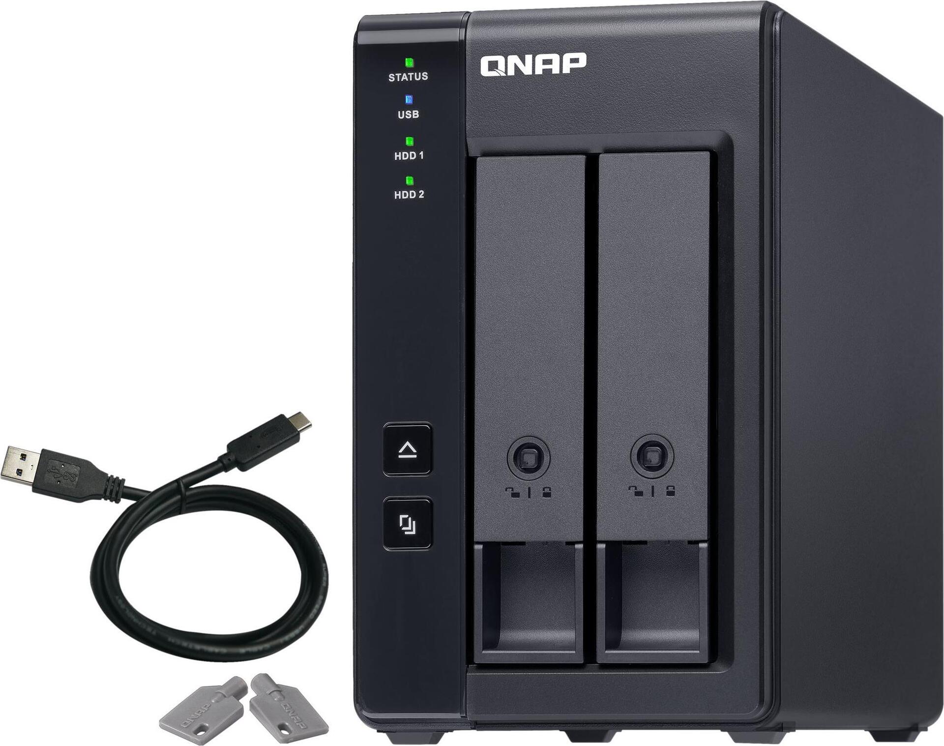 QNAP TR-002 Festplatten-Array Schwarz