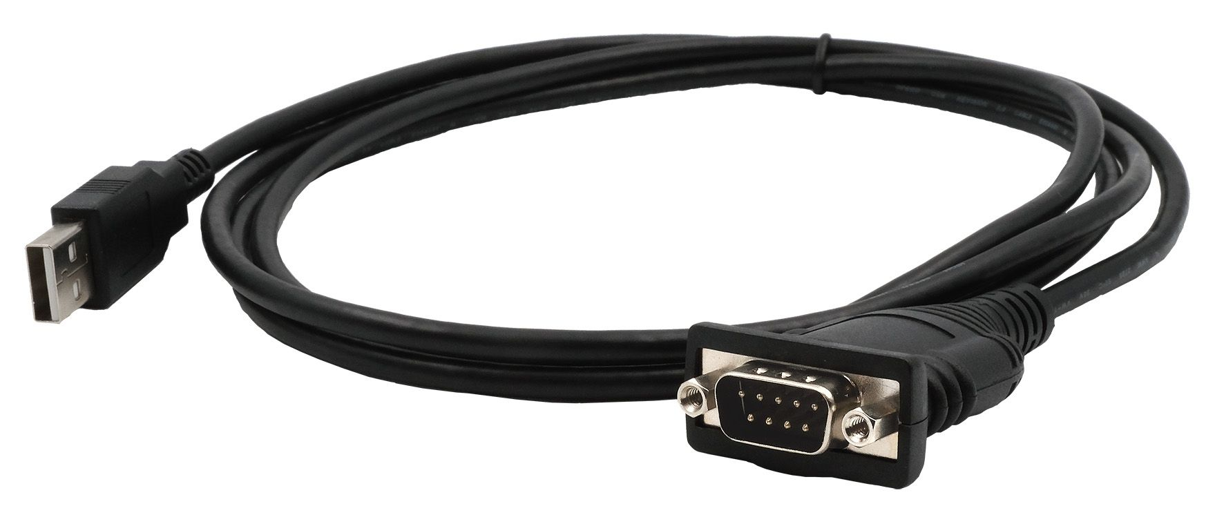 Exsys EX-13001 USB zu RS-232 Adapterkabel 1,8 m Schwarz