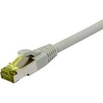 Patchkabel RJ45, CAT6A 500Mhz, 0,5m, grau, S-STP(S/FTP), TPE/LSZH(Ultraflex), AWG26, mitCat.7 Rohkabel, Synergy 21 (S217602)