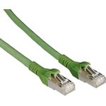 Metz Connect RJ45 Netzwerk Anschlusskabel CAT 6A S/FTP 1.50 m Grün mit Rastnasenschutz Metz Connect (1308451555-E)