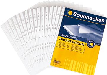 Soennecken Prospekthülle 1502 DIN A4 PP transparent 100 St./Pack. (1502)