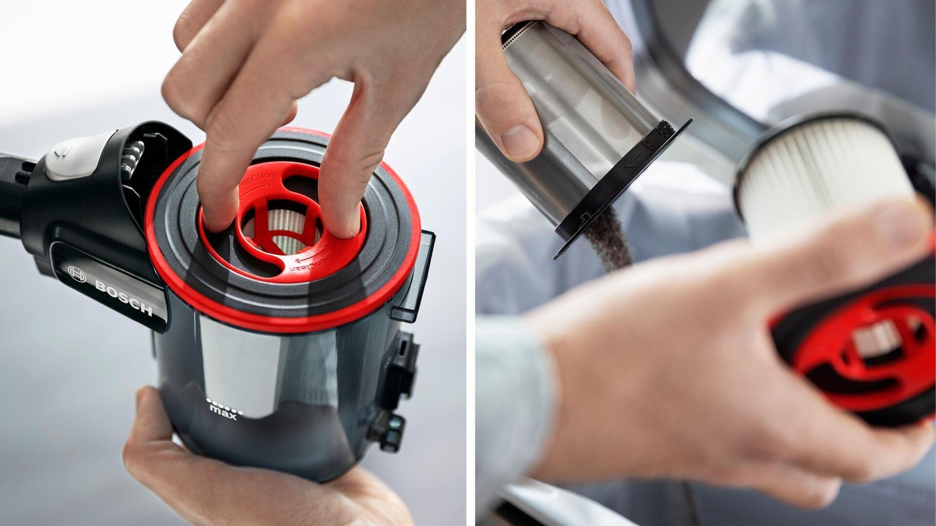 Bosch Unlimited 7 BSS711W Akku-Stabstaubsauger Beutellos 40 min Weiß