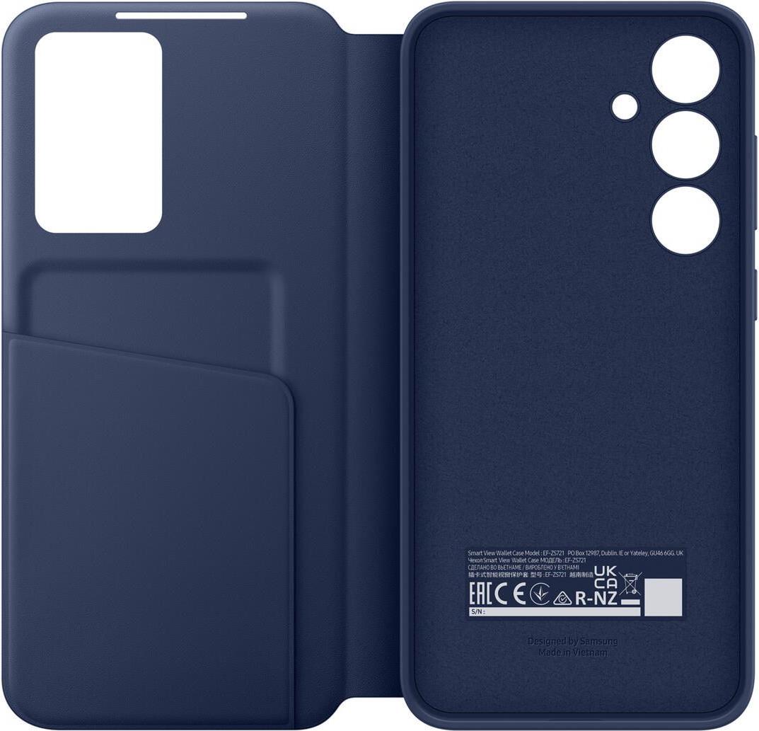 Samsung Smart View Wallet Case für Galaxy S24 FE, blue (EF-ZS721CLEGWW)