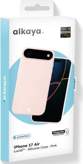 alkaya LUCID Handy Schutzhülle Silikon kompatibel Magsafe iPhone 17 Air, pink (CS-20125)