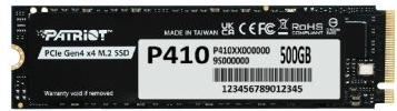 PATRIOT SSD Patriot 500GB M.2 P410 PCIe 4.0 5000/2300 (P410P500GM28H)