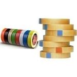 tesa Verpackungsklebeband 4104, 15 mm x 66 m, transparent aus PVC, hohe Klebkraft, Kleber auf Naturkautschukbasis - 1 Stück (4104-00014-00)