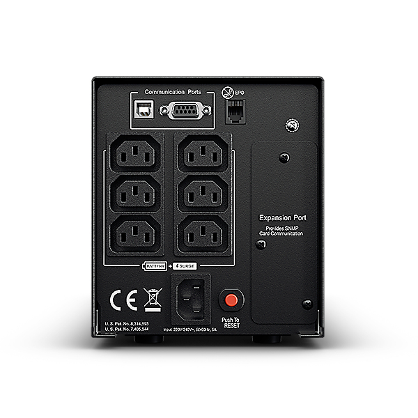 CyberPower Professional Tower Series PR750ELCD USV Line-Interactive 750 VA 675 W Reine Sinuswelle Schwarz